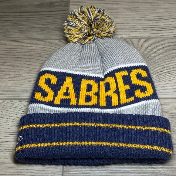 2 Buffalo Sabres NHL New Era Winter Hats Adult One Size Beanie Caps - Two Set - Picture 9 of 12
